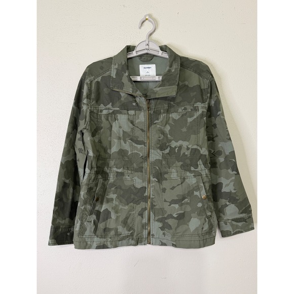 Old Navy Jackets & Blazers - Old Navy Womens Camo Utility Field Jacket Green Medium Petite Gorpcore